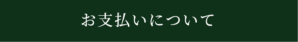 お支払いについて